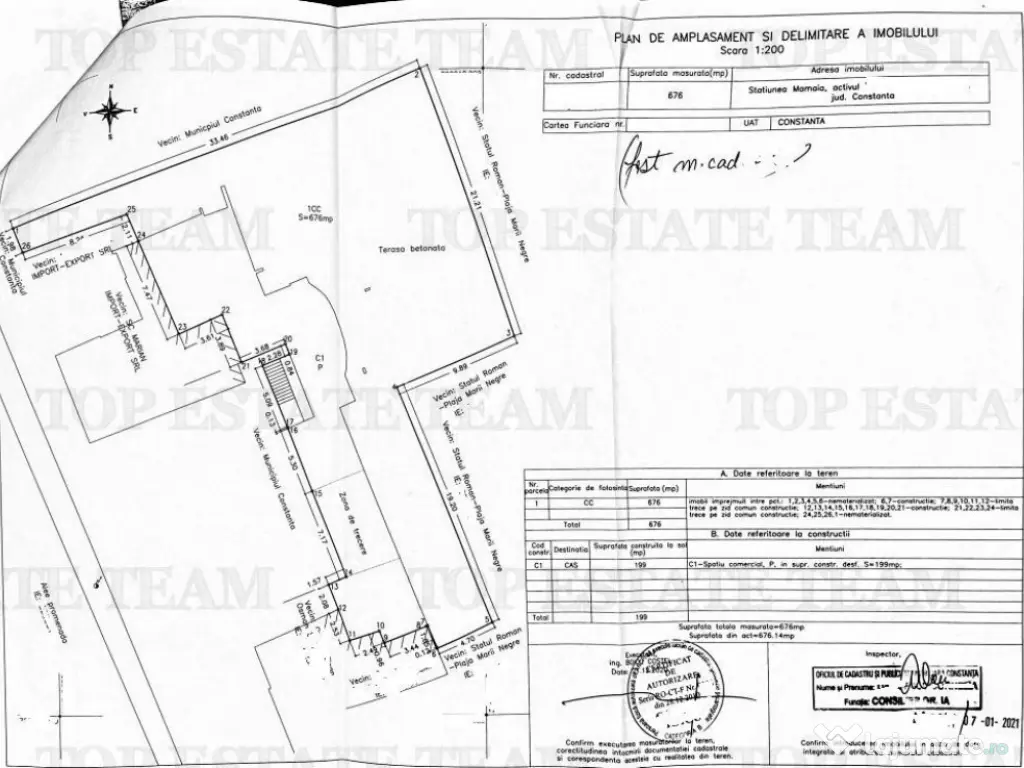 Teren Intravilan Mamaia - Constanta - Litoral -Marea Neagra 