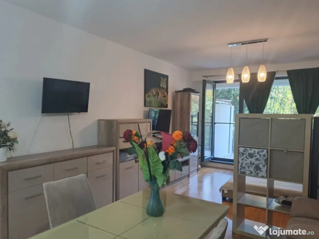 Garsoniera 52mp, centrala proprie + loc parcare, Baneasa/Gra 