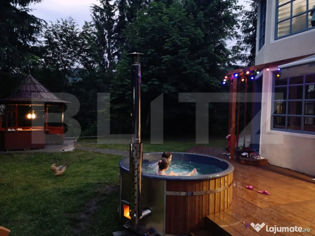 Investiție rară la Colibița – 3 cabane aproape de lac, 