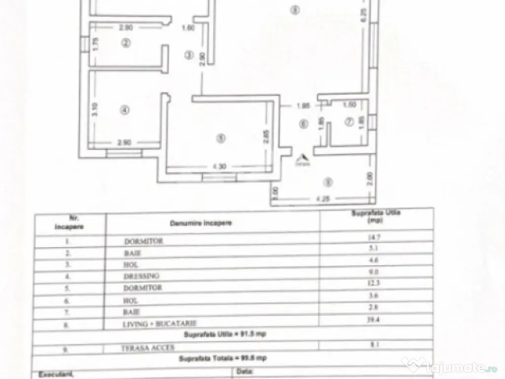 De vânzare casa nou construită 2025, 3 camere, 99 m², Co 