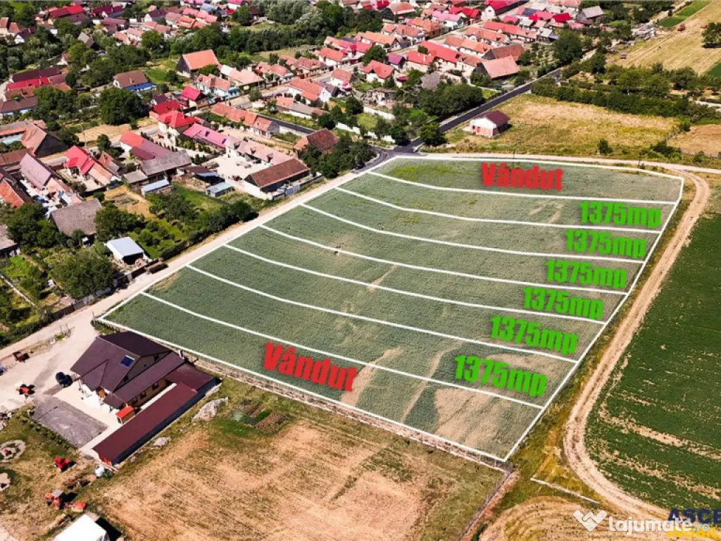 FILM! 1.400 mp, teren intravilan, in Maierus, Brasov 