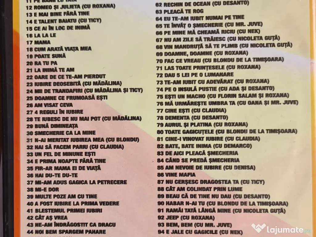 Vand dvd manele Nicolae Guta 