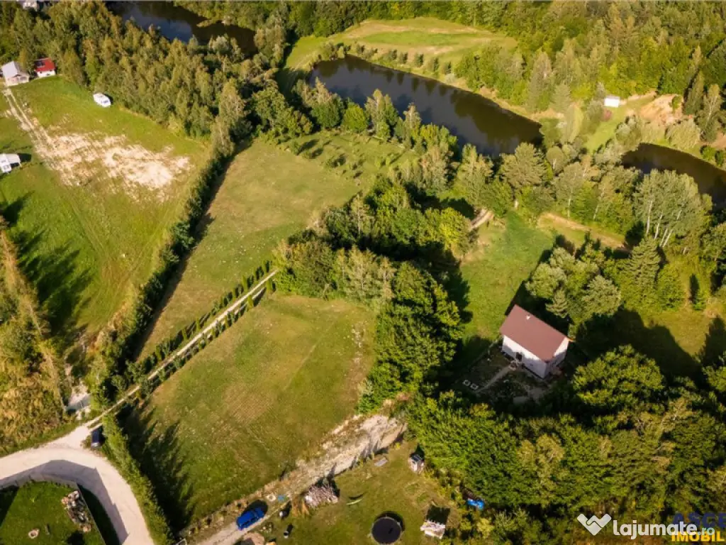 FILM! Oaza paradisiaca cu lac, vedere catre Bucegi, Glajerie 