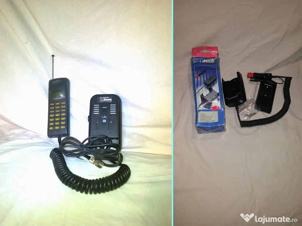 Telefon Militar Auto Vechi RAR de Colectie si Incarcator 