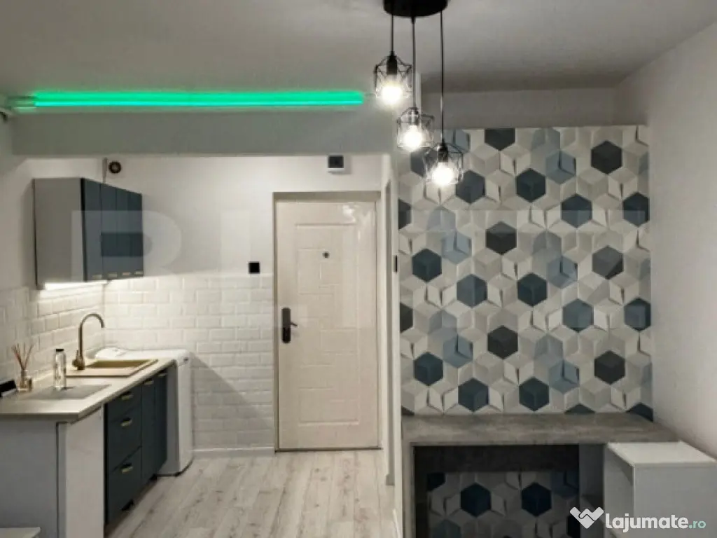 Garsoniera moderna, 22 mp, Marasti- IRA, centrala proprie! 