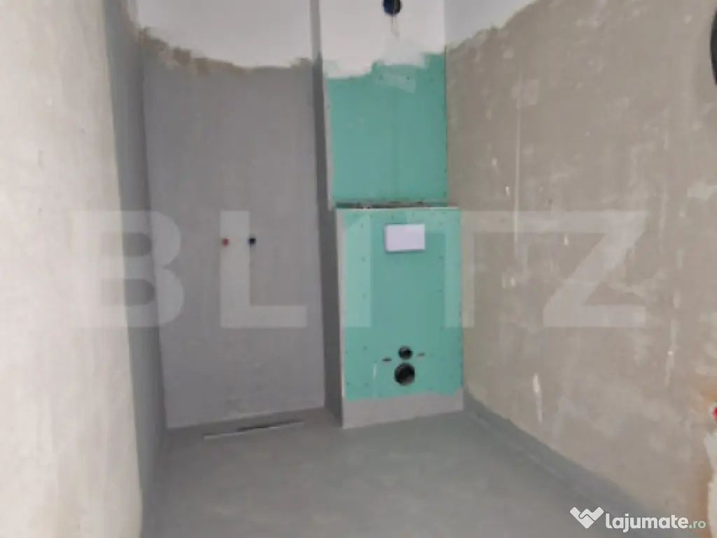 Apartament cu 2 camere, semifinisat, parcare subterana, zona
