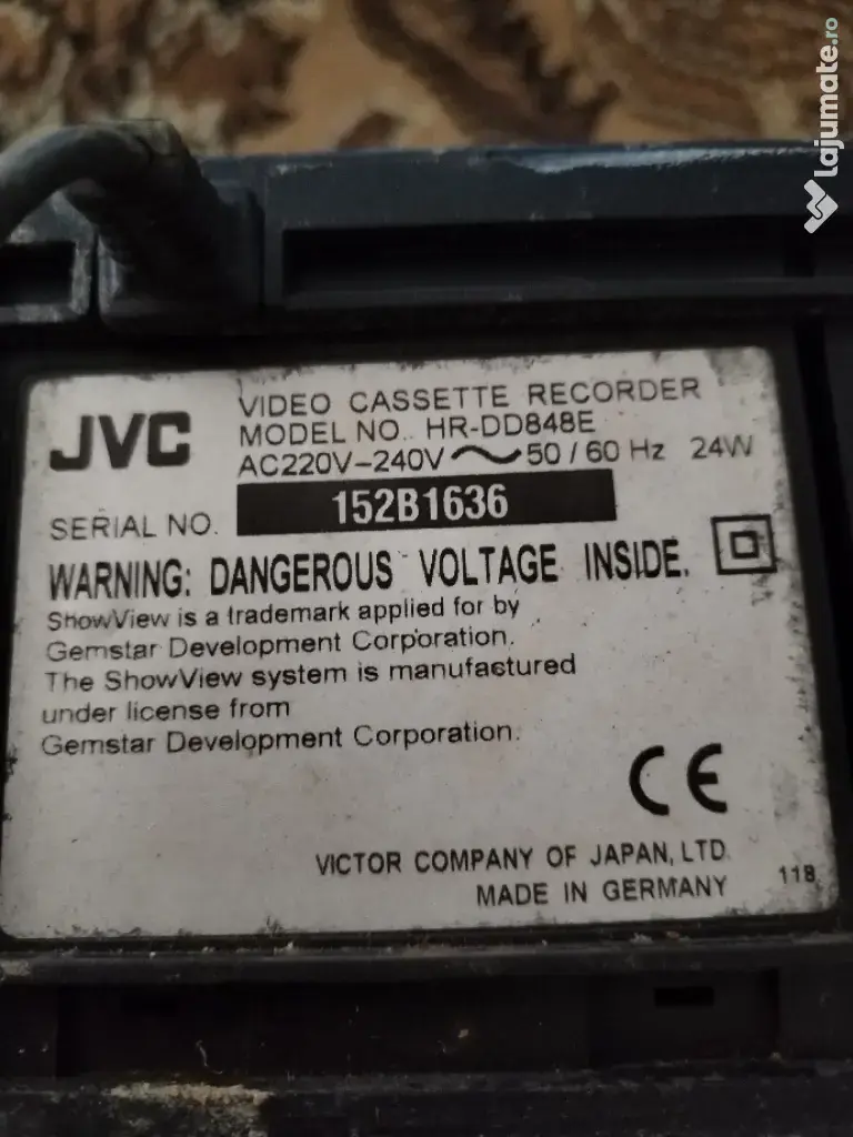 Video casette recorder JVC piese 