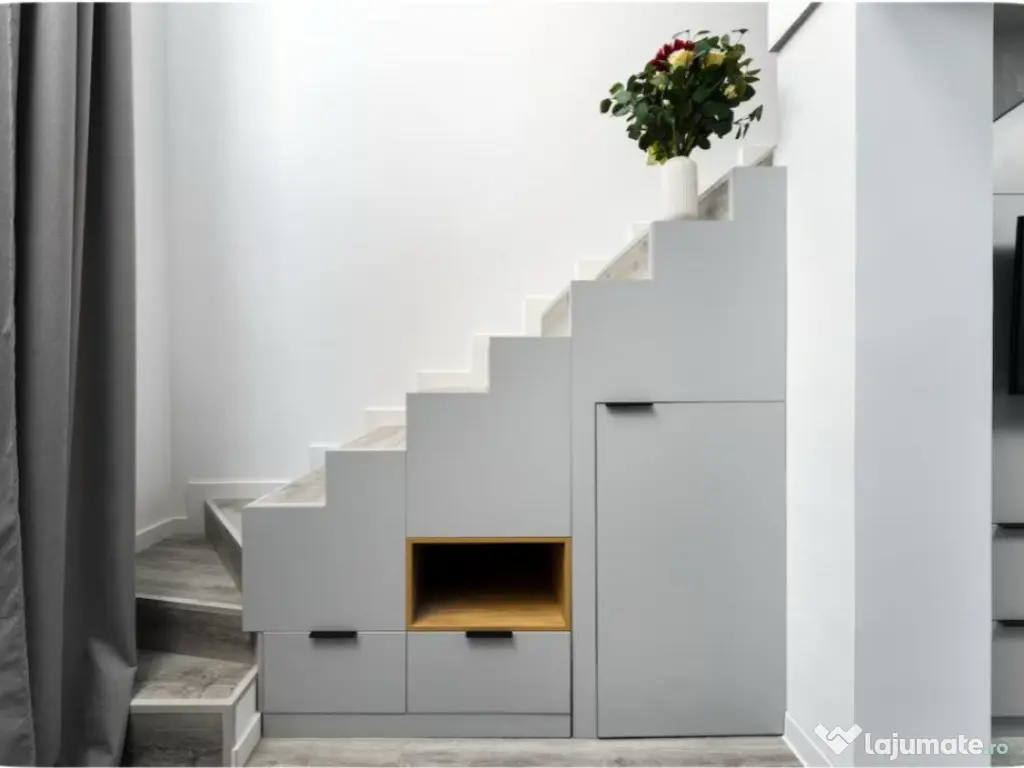 Studio 2 cam modern cu scară interioară,mobilat si utilat,Colentina