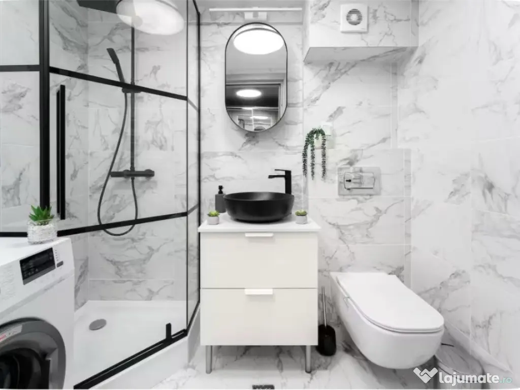 Studio 2 cam modern cu scară interioară,mobilat si utilat,Colentina