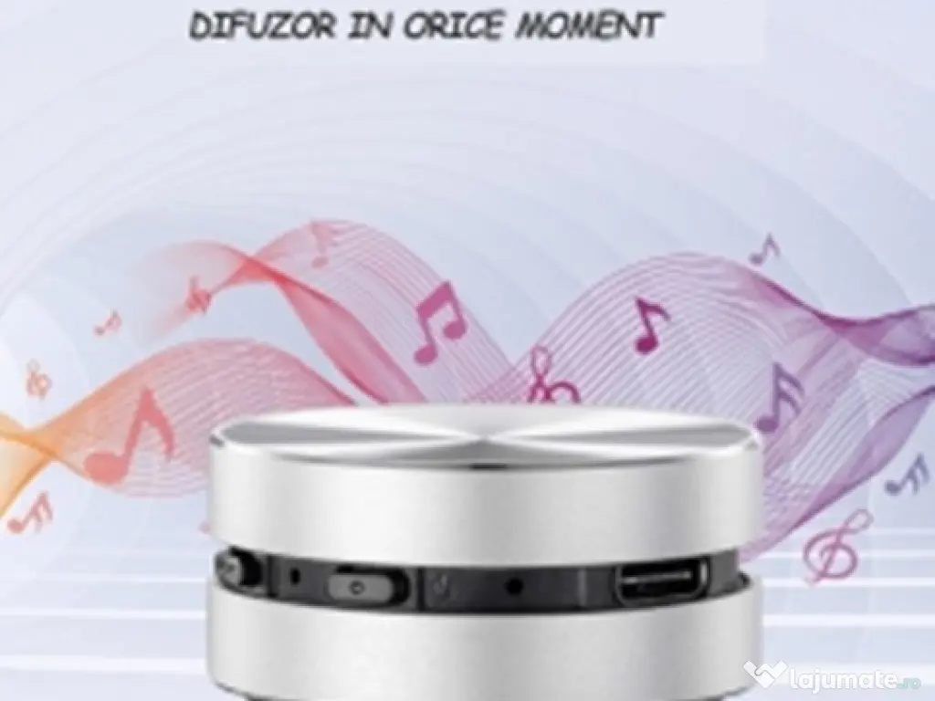 Wireless Bluetooth fara fir,microfon incorporat,radio FM, argintiu 