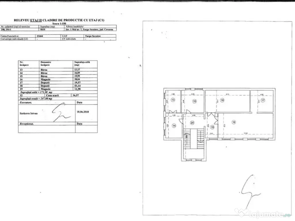 DE VÂNZARE / DE ÎNCHIRIAT HALĂ DE PRODUCȚIE + DEPOZIT + TEREN 5.033 mp 
