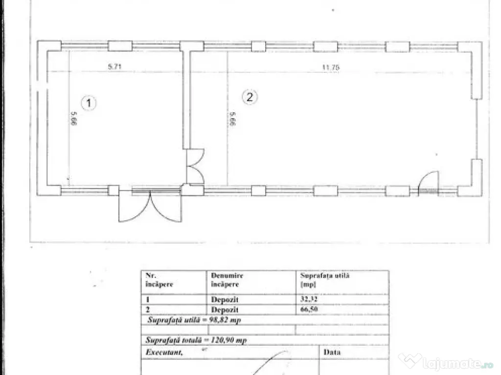 DE VÂNZARE / DE ÎNCHIRIAT HALĂ DE PRODUCȚIE + DEPOZIT + TEREN 5.033 mp 