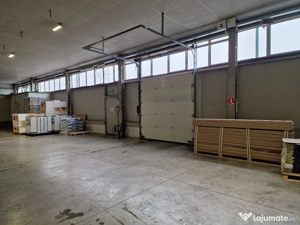 Hala industriala 1400 mp,spatiu depozitare logistica birouri Lugojului 
