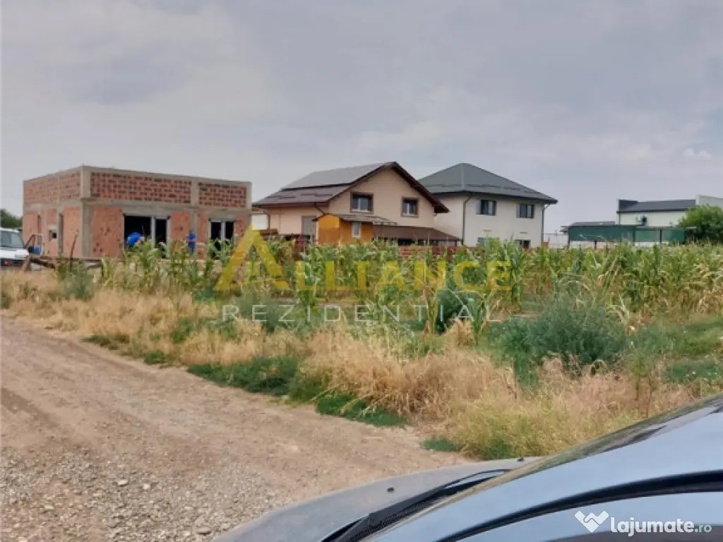 Teren 330 mp,la 250-300 m de alte case.Zona in dezvoltare. 