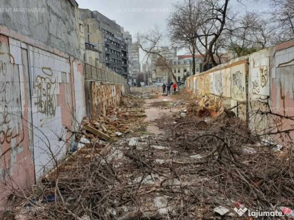 Piata Romana teren 334 mp ,liber utilitati , pt terasa sa... 