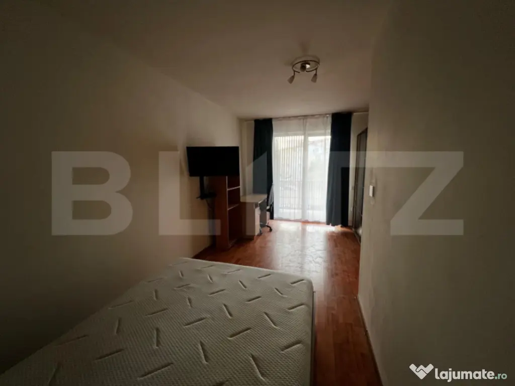 Apartament 1 camera, 34 mp + 5mp balcon, etaj intermediar, p 