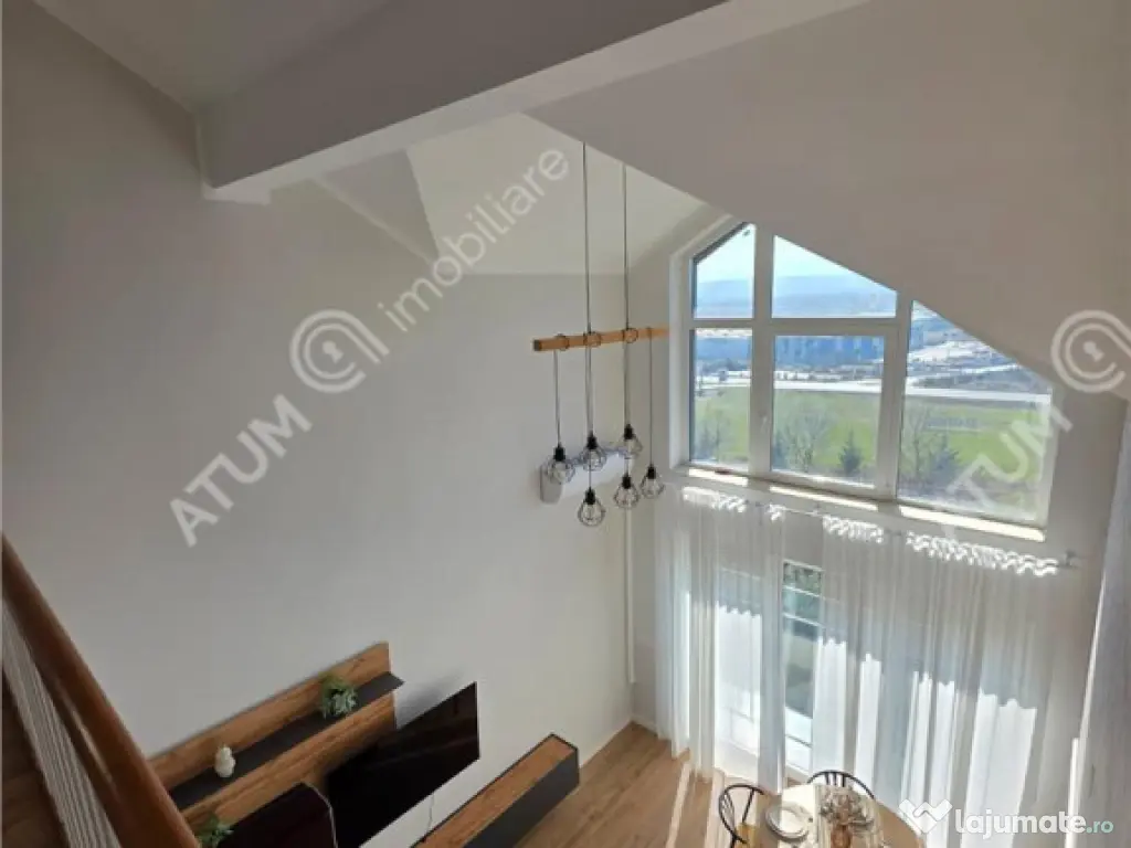 Penthouse cu 4 camere mobilat si utilat complet zonaTurnisor 