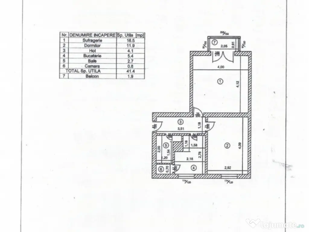 Vanzare apartament 2 camere zona SUD - Sala Doroftei - Ploiesti 
