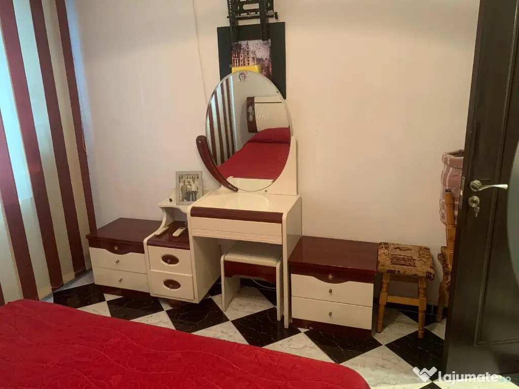 Apartament 3 camere Viziru mobilat -utilat ,Liber. 