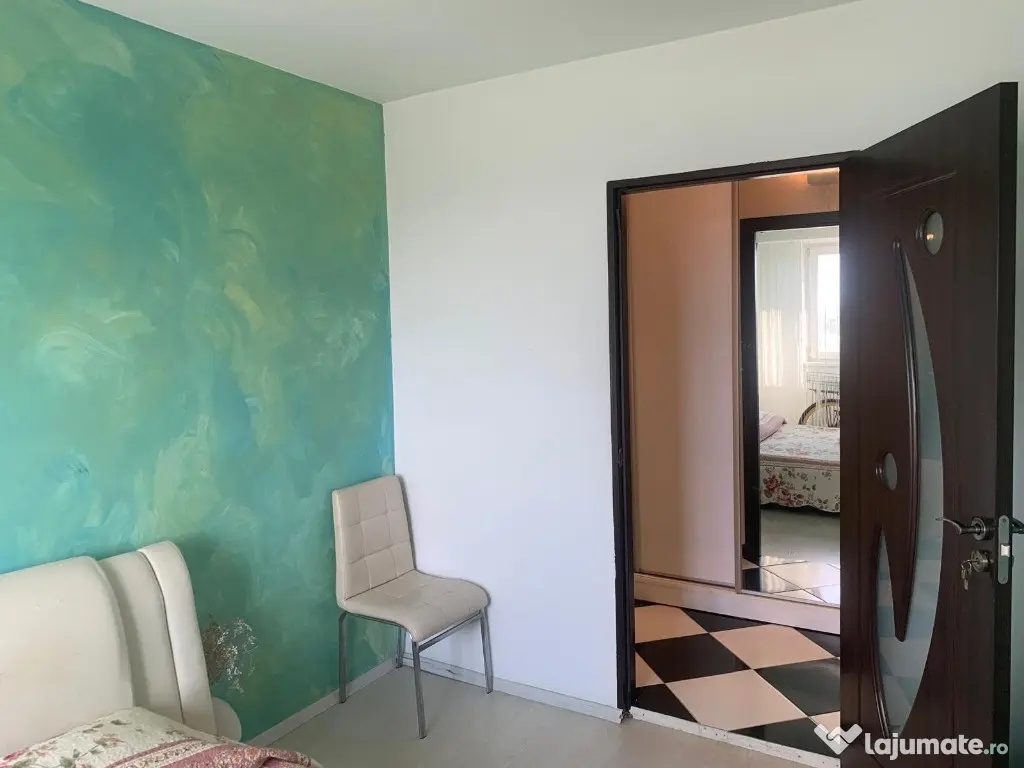 Apartament 3 camere Viziru mobilat -utilat ,Liber. 