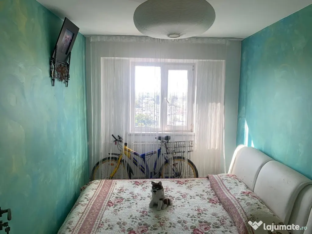 Apartament 3 camere Viziru mobilat -utilat ,Liber. 