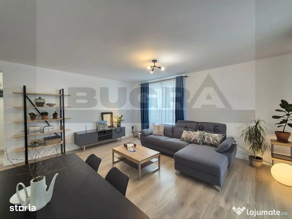 Apartament de 3 camere ultrafinisat, 77mp, parcare, zona ...