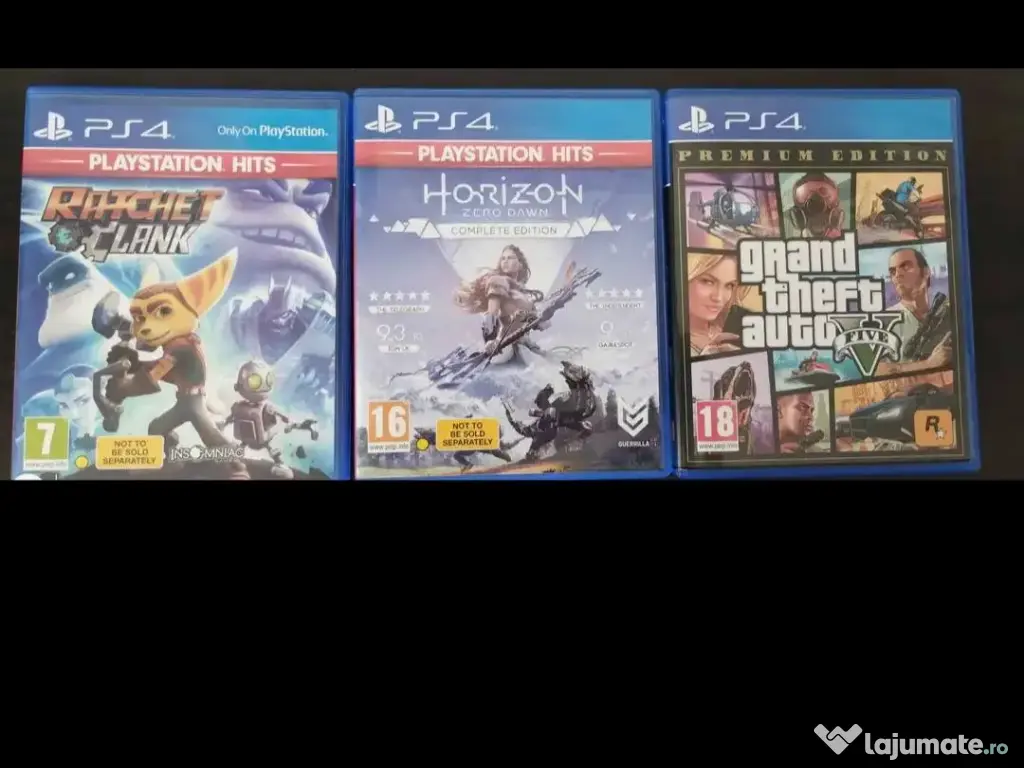 PS4 SLIM + 3 jocuri