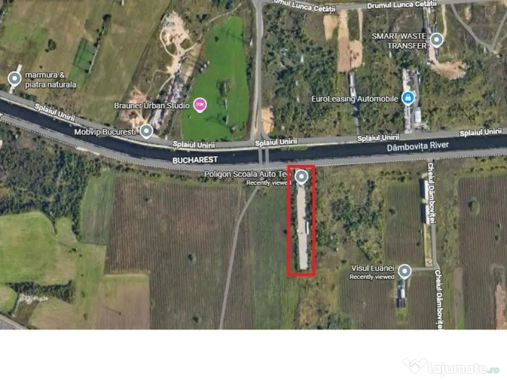 Teren de Inchiriat Splaiul Unirii Imprejmuit Utilitati Op... 