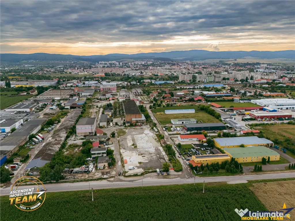 FILM! 4.600mp,aria industriala,utilitati aproape:hala,depozi 