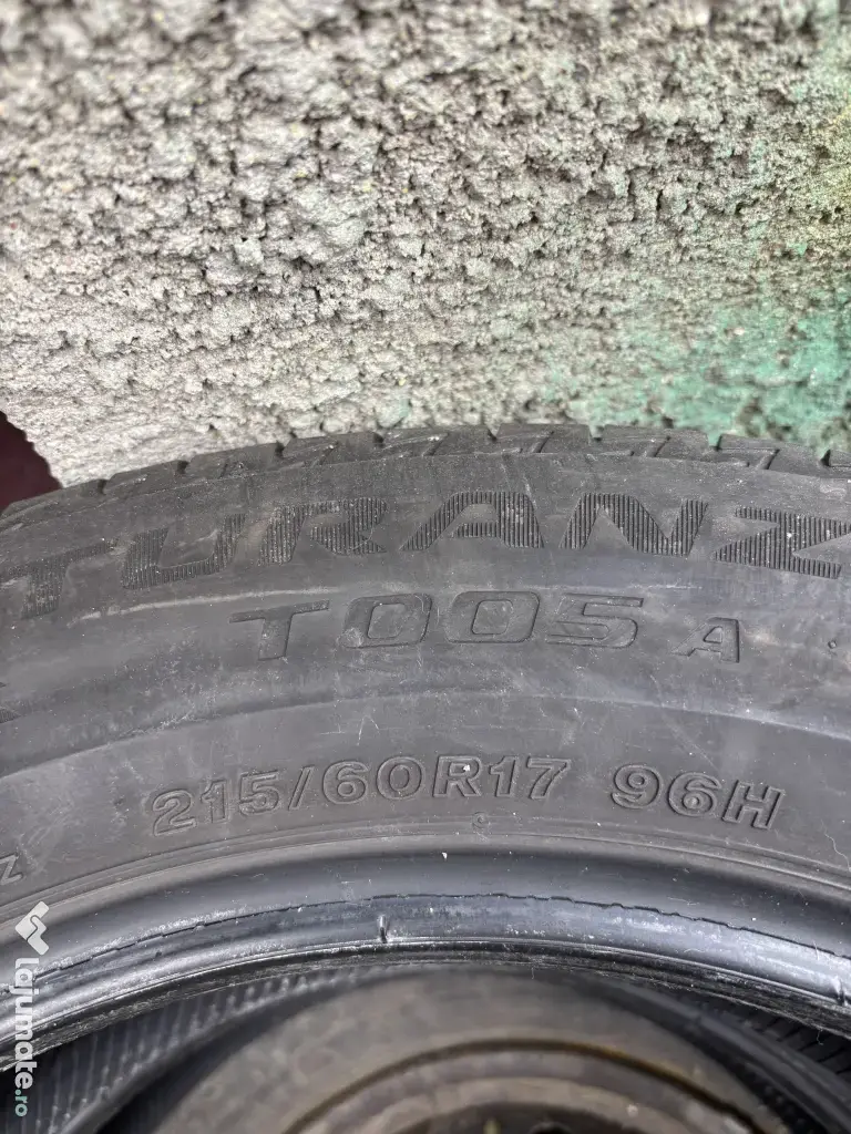 Set anvelope premium de vara Bridgestone Turanza T005 215/60 R17 96H DOT 0521 