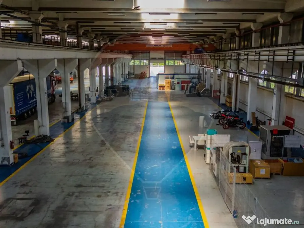 2 tronsoane hala |2 poduri rulante 10/18 T, Parcare, Prod... 