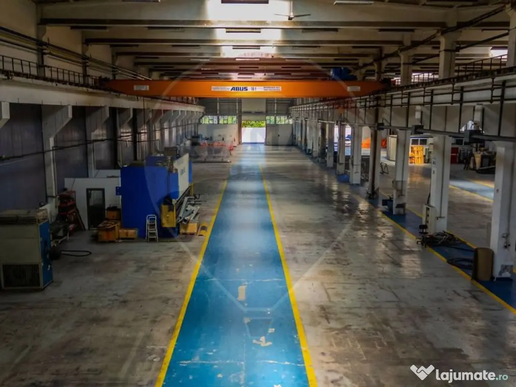 2 tronsoane hala |2 poduri rulante 10/18 T, Parcare, Prod... 