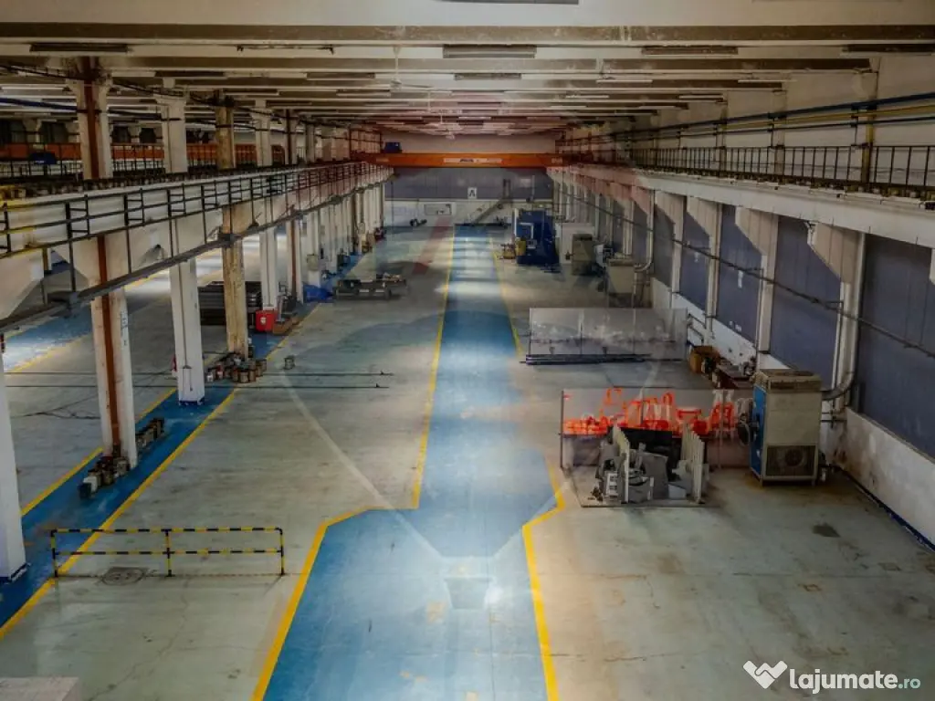 2 tronsoane hala |2 poduri rulante 10/18 T, Parcare, Prod... 