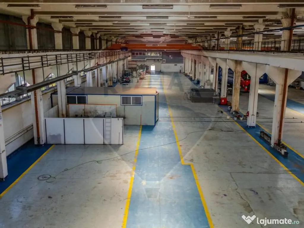 2 tronsoane hala |2 poduri rulante 10/18 T, Parcare, Prod... 