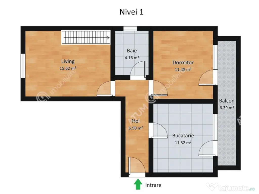 Apartament 3 camere balcon parcare zona Calea Cisnadiei 