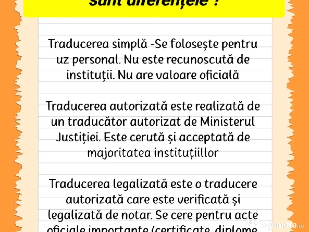 Servicii de traducere online fara autorizare 