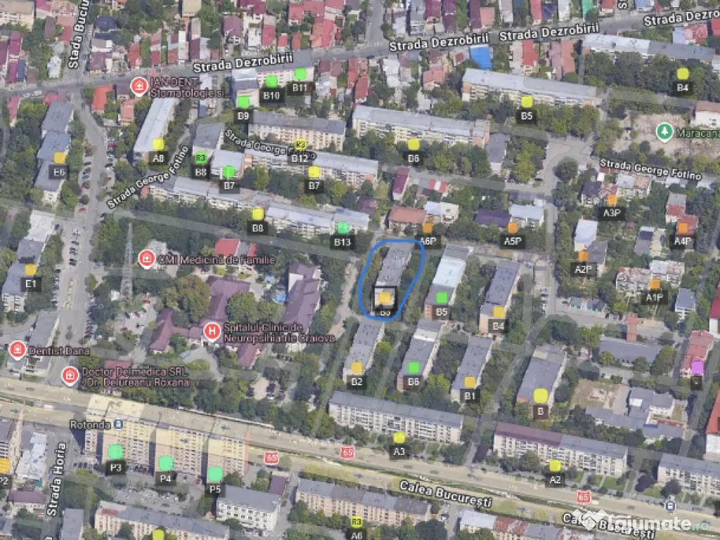 Apartament 3 camere Calea București -Craiova