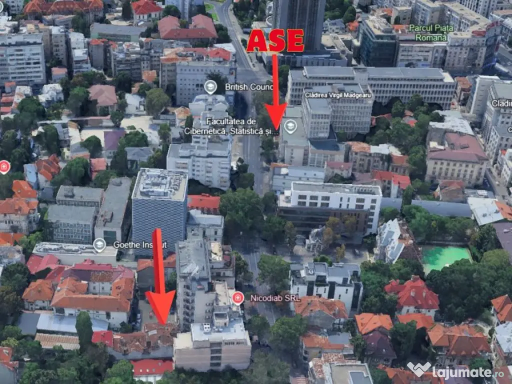 PIATA ROMANA - Calea Dorobanti, ASE | Vila - Spatiu Comer... 
