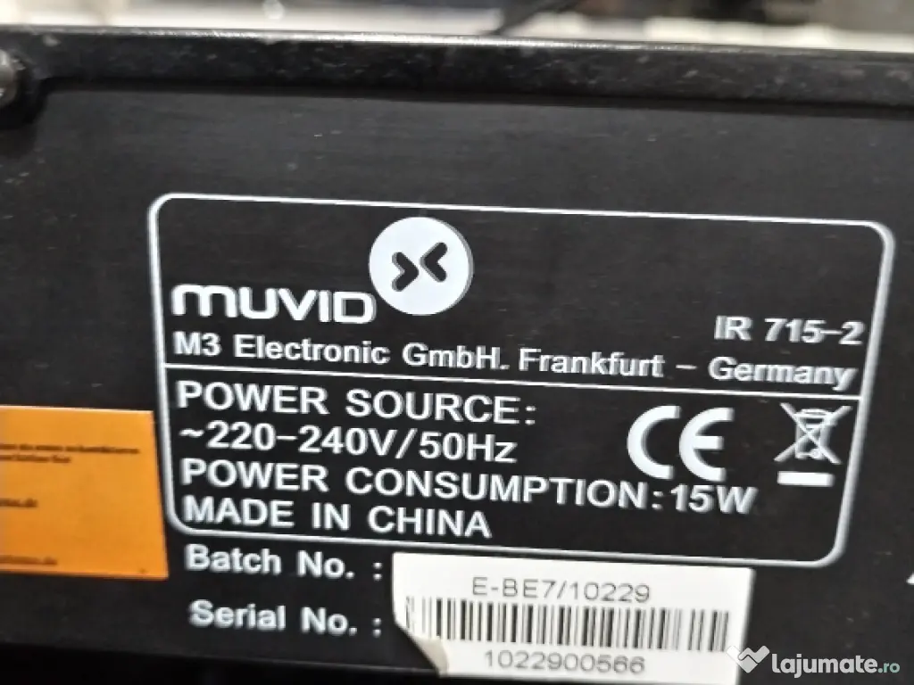 Internet Wi-Fi radio Muvid IR715 