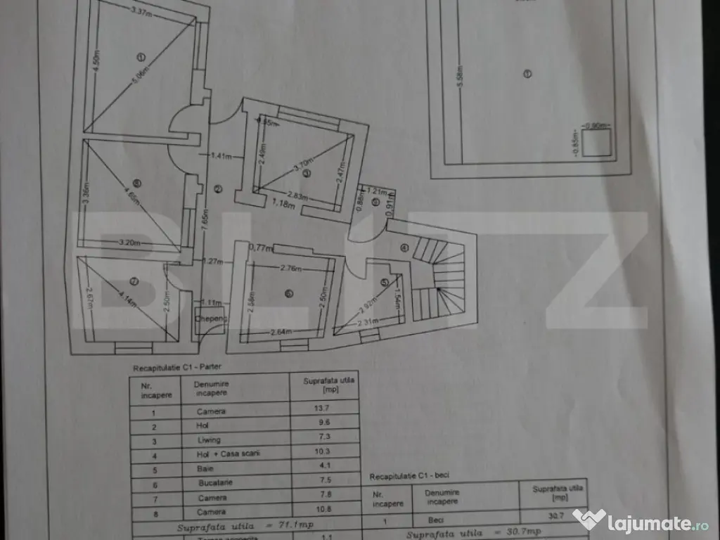 Casa cu 6 camere, renovabila, zona centrala 