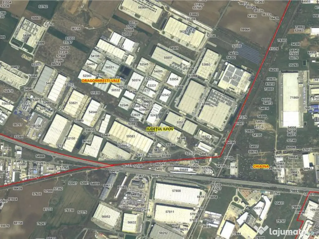 Teren Intravilan 13848 mp deschidere la A1 zona Carrefour... 