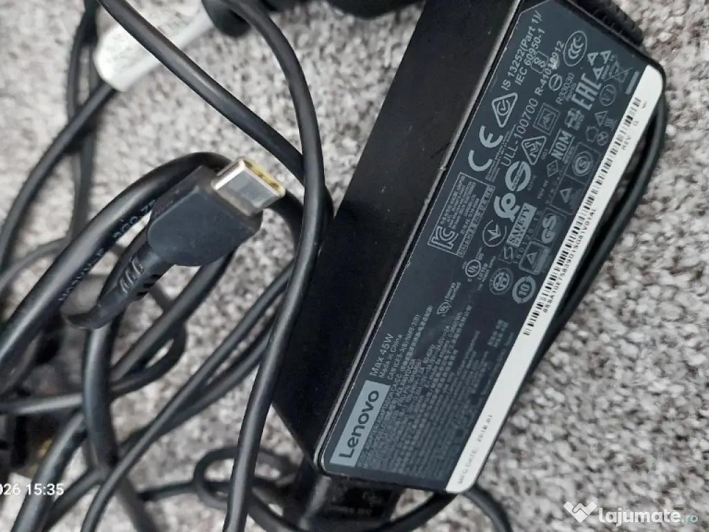 3buc Adaptor. Lenovo 65w,45w si Sony 23w
