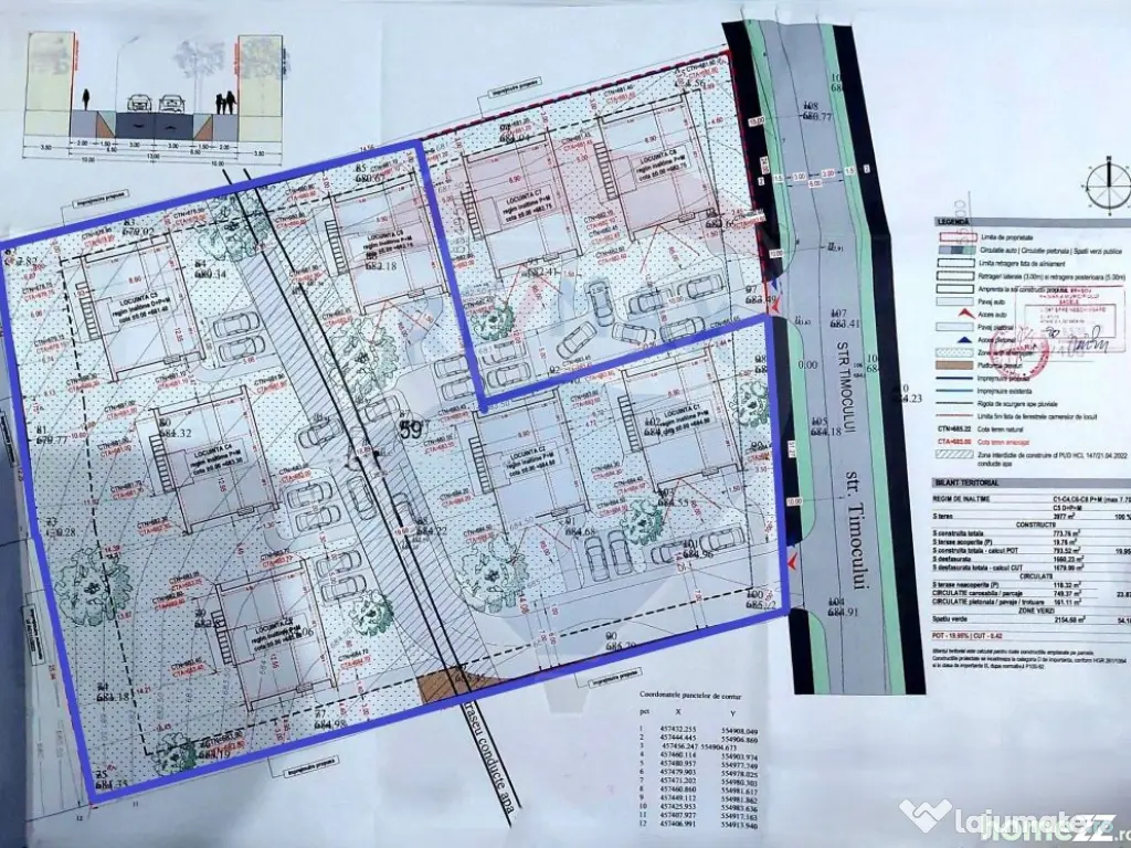 Proiect autorizat (AC) pentru constructia a 6 vile indivi... 