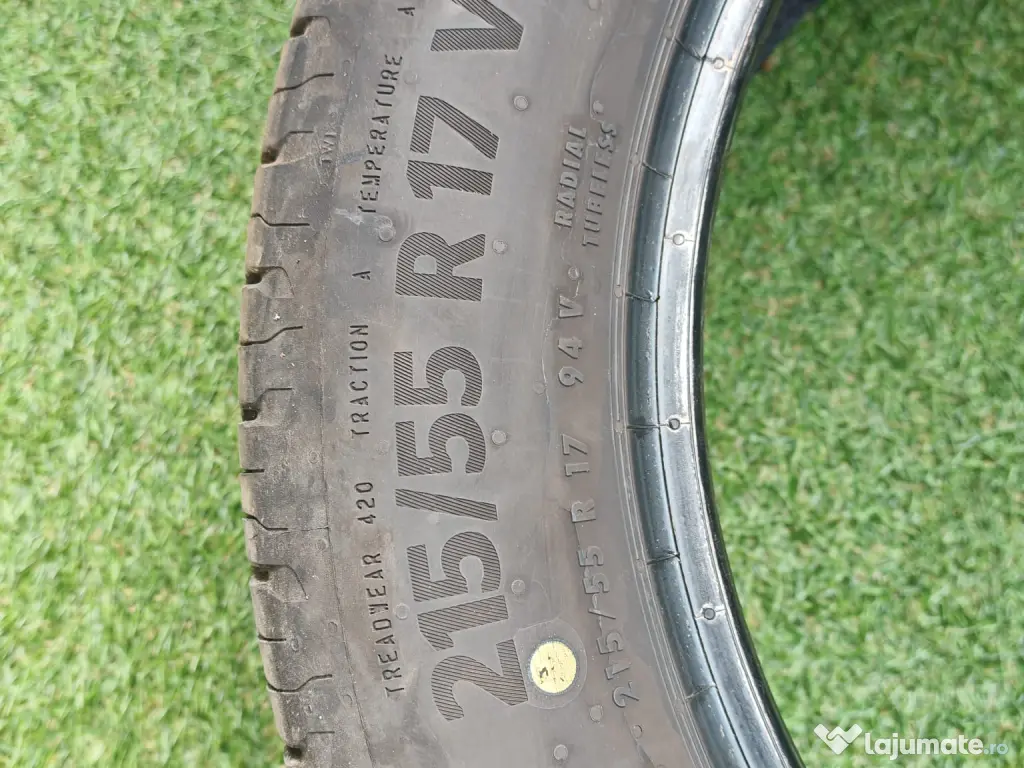 4 Anvelope originale (mașină nouă) CONTINENTAL EcoContact 6 215/55 R17 