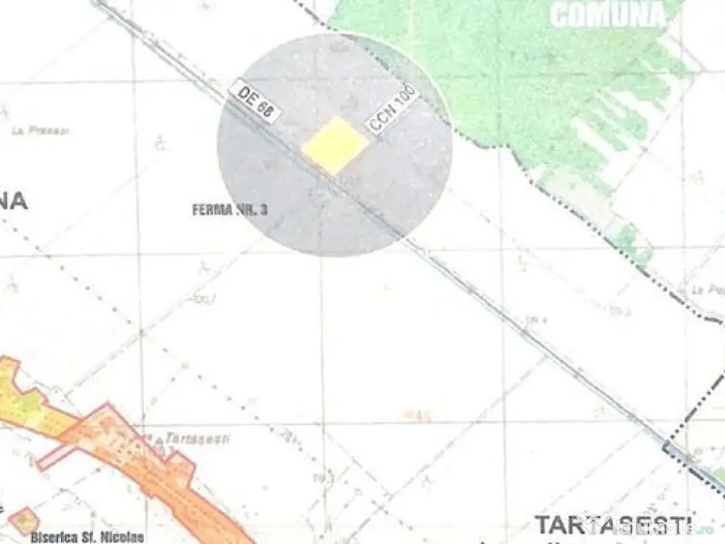 Teren intravilan arabil | Tartasesti | Baldana | Db 6,6 ha 