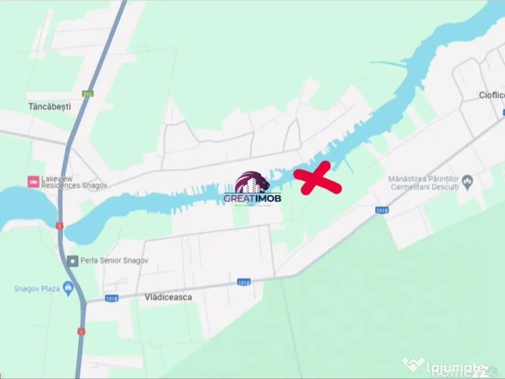 Teren 5600 mp Snagov Lac 