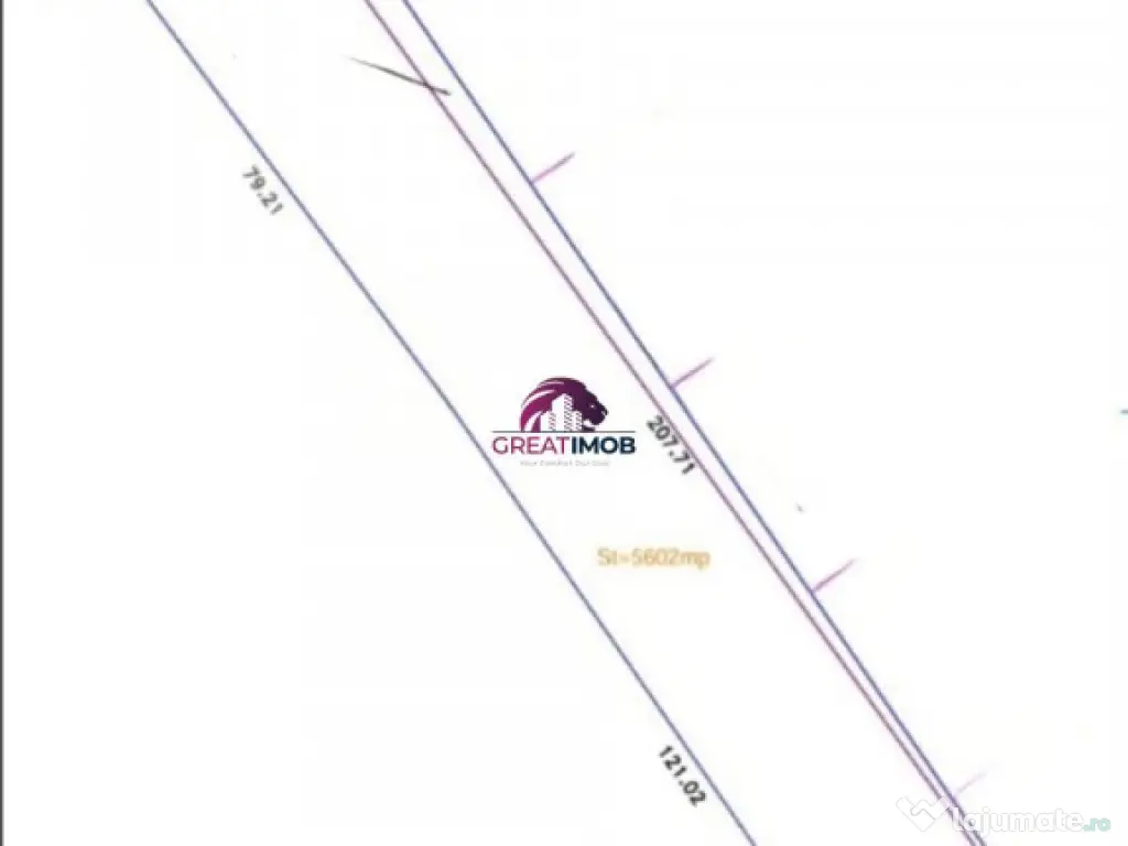 Teren 5600 mp Snagov Lac 