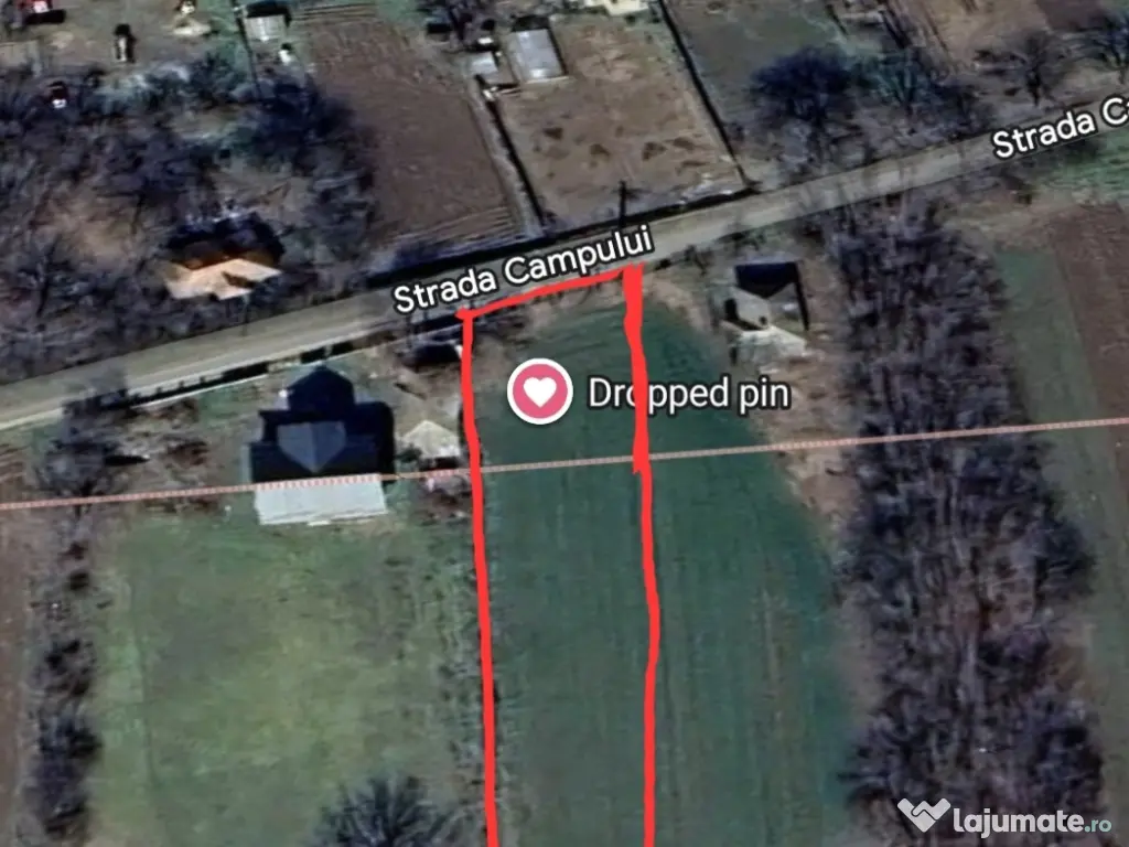 Teren intravilan 1700mp 