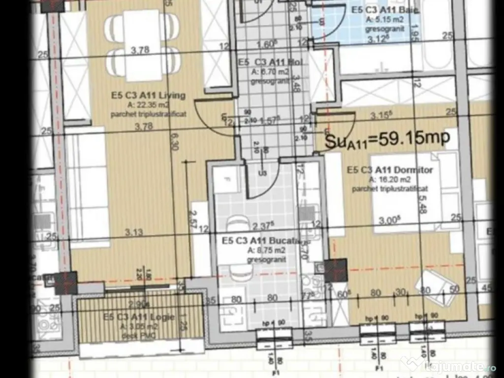 Apartament 2 cam decomandat, et.5/10parcare subterana zona Iulius Mall 