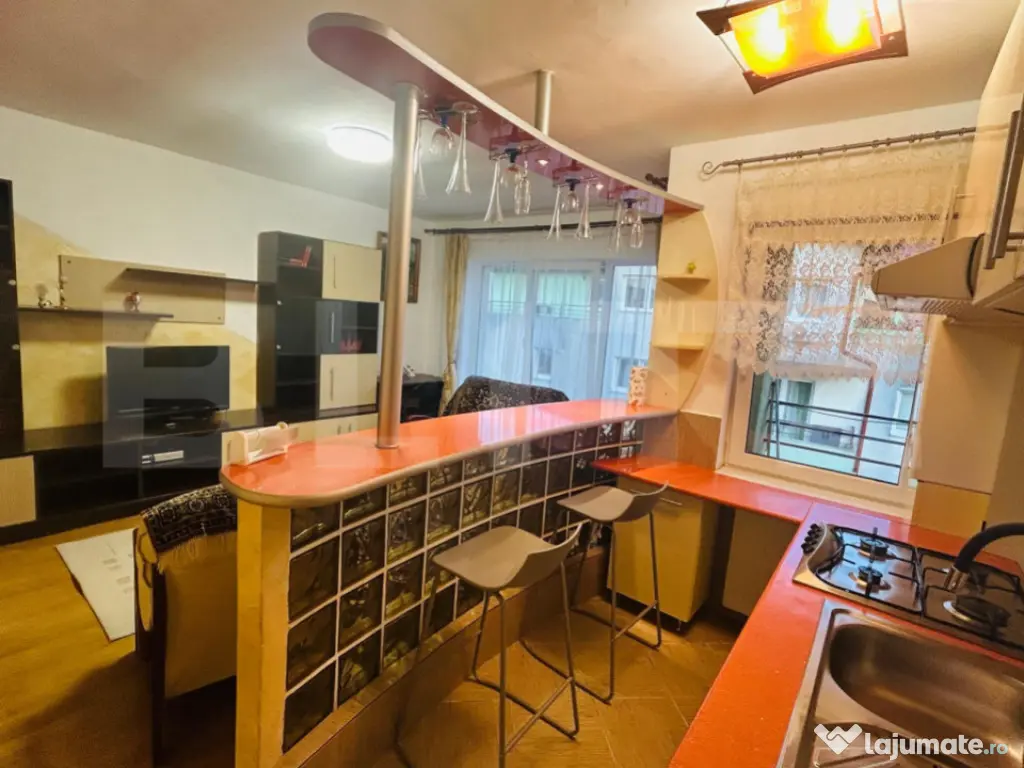 Apartament 2 camere, 42 mp, terasa, zona Stejarului 